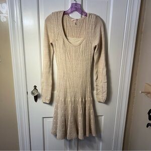 100% knit Victoria's Secret dress. Beige. Size medium.
